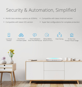 HEYI W20 Smart Home Security Alarm System Latest Factory Practice <strong>WIFI</strong>+GSM <strong>with</strong> <strong>LCD</strong> <strong>Display</strong> ABS+Plastic Material - Product Image 5