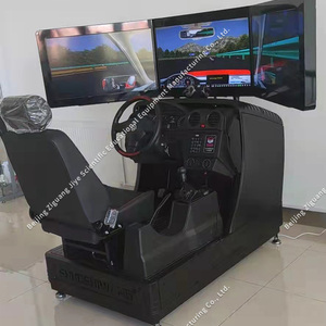 High Quality and Low-Priced Driver <strong>Simulation</strong> Trainer Three Screen Car Driving Simulator