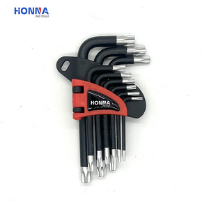 Yüksek kaliteli endüstriyel sınıf renk boyalı Hex tuşları Set kısa kol Torx anahtar ev için tamir kiti fabrika Outlet - Product Image 1