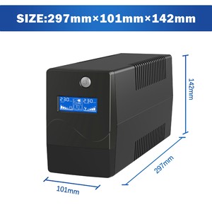 Bilgisayar için UPS pili ile 3kva ups bilgisayar çevrimdışı UPS için yüksek kaliteli LCD ekran kesintisiz güç 500va - Product Image 3