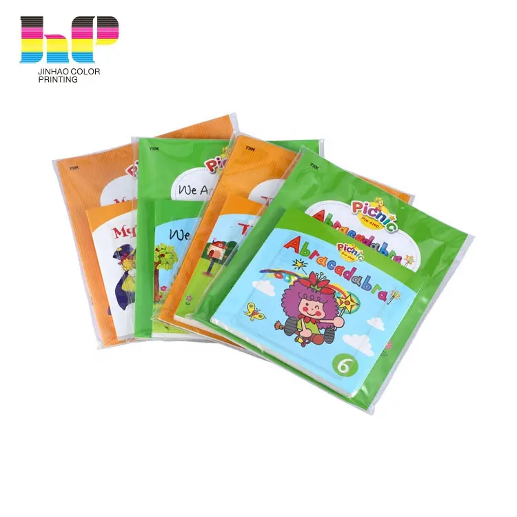 Venta caliente nuevo diseño a todo color libros de tapa blanda para niños libro de habla inglesa niños