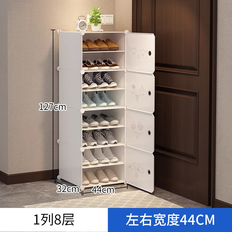 1 column, 8 floors