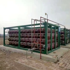 Gaz depolama için Ce sıkıştırılmış gaz CNG tankı tipi 4 doğal gaz CNG tüp paket konteyner - Product Image 4