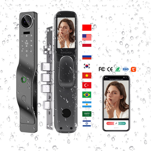 Smart Lock con blocco automatico funzione di blocco biometrico in tempo reale Video citofono in alluminio
