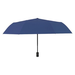 定制3折半自动雨伞，带标志印花扣设计手柄，用于商务礼品 - Product Image 5