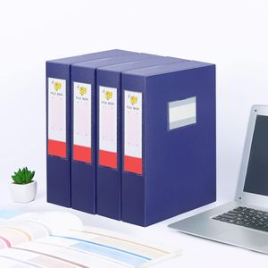 A4ストレージファイルボックスアーカイブケース65mmスパインボックスファイルドキュメントストレージボックスオフィススクール用 - Product Image 2