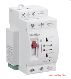 2P AC 220V 63A 20ms Mini ev ATS çift güç otomatik Transfer anahtarı ev kullanımı için Pc sınıf - Product Image 3