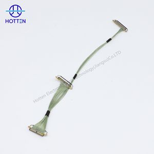 Personnalisation flexible 42AWG UAV Micro assemblage de câble coaxial faisceau de câbles de véhicule aérien sans pilote HRS DF81 30P - Product Image 1