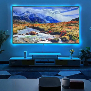 Pantalla de proyección de marco fijo Fresnel 8K Ready 120 \ "16:9-ALR optimizado 4K con borde de 1cm Montaje en pared Cine optimizado - Product Image 2