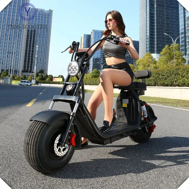 Smart Elettrica Del Motociclo 2 Ruota Citycoco Scooter Per Gli Adulti