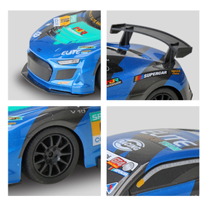1/20 tam fonksiyonlu uzaktan kumanda araba oyuncak resmi lisanslı RC Audi R8 Headlights GT4 araba farlar ile çocuklar için serin Model araba - Product Image 5