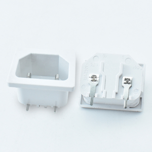 IEC电器入口C18，卡入式安装，焊接，快速连接，插入式端子，交流电源连接器10/15A 250V 2Pin母 - Product Image 5