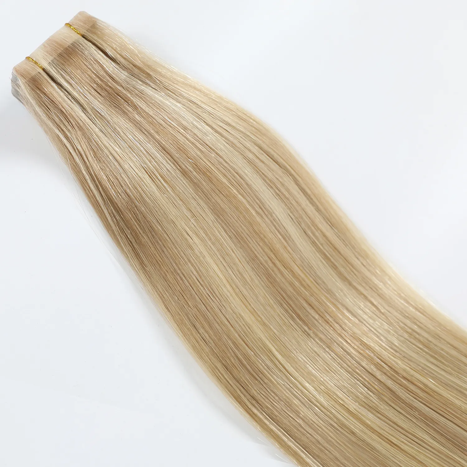 Rts Naadloze Onzichtbare Maagdelijke Haarband In Verlengde Machine-Gemaakte Dubbelzijdige Plakband Extensions Hair 20/40Pcs Tape Ons