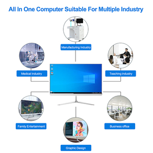 24インチLEDスクリーンFHDPcオールインワンデスクトップコンピューターIntelCeleron I3 I5I7コンピューターオールインワンPCゲーマー - Product Image 5