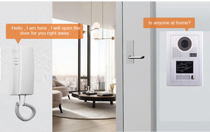 2 Wire Visual Handset Audio Doorphone Simple <strong>Analog</strong> <strong>Intercom</strong> <strong>System</strong> Fo Apartment Home Security