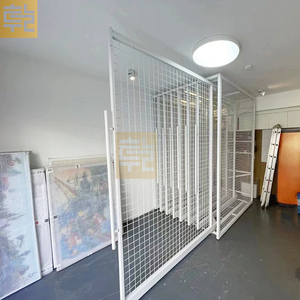 Tùy chỉnh trượt đẩy kéo vải giá treo bức tranh tác phẩm nghệ thuật hiển thị đứng Nhà cung cấp Trung Quốc của showroom hiển thị - Product Image 5