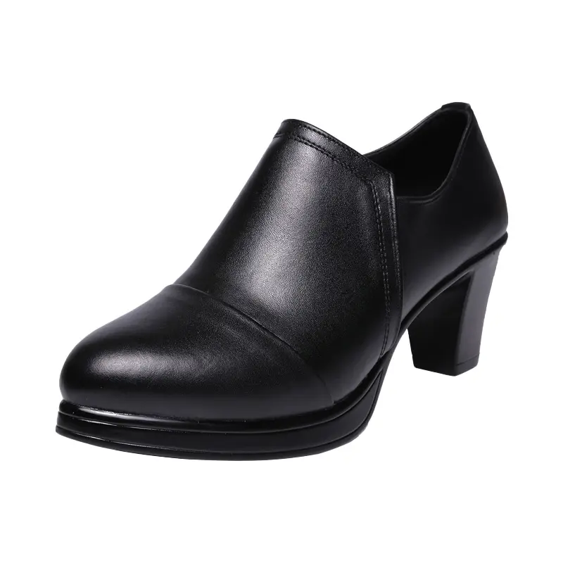 6 9 11 cm talons en cuir véritable chaussures femmes pompes talons hauts chaussures plate-forme pour bureau fête travail chaussures