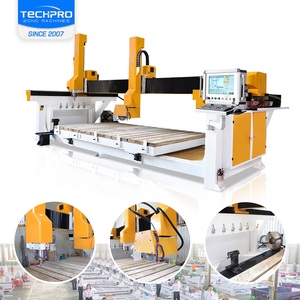 Costo económico Maquinaria de piedra de mármol CNC Stone CNC Router Máquina de grabado Multi Head ATC Cnc Máquina de corte de piedra - Product Image 1