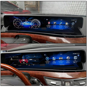 Android a doppio schermo per auto digitale a grappolo misuratore di velocità per Mercedes-Benz S W221 CL W216 AMG lettore multimediale strumento cabina di pilotaggio 5G - Product Image 6