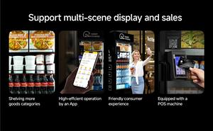 Haha chúng tôi địa phương Chứng Khoán tự động Máy ép trái cây máy bán hàng tự động tùy chỉnh thông minh nước trái cây Dispenser với SDK Wi-Fi kích hoạt & Giám sát từ xa 440 cộng với - Product Image 5