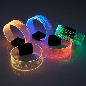 モーション起動LEDブレスレットパーティーデコレーションDmxコントロールLEDフラッシュブレスレットリズム付き - Product Image 3