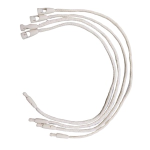 Cordón para colgar etiquetas, de uso común, de algodón, para ropa, Beige, grano - Product Image 1