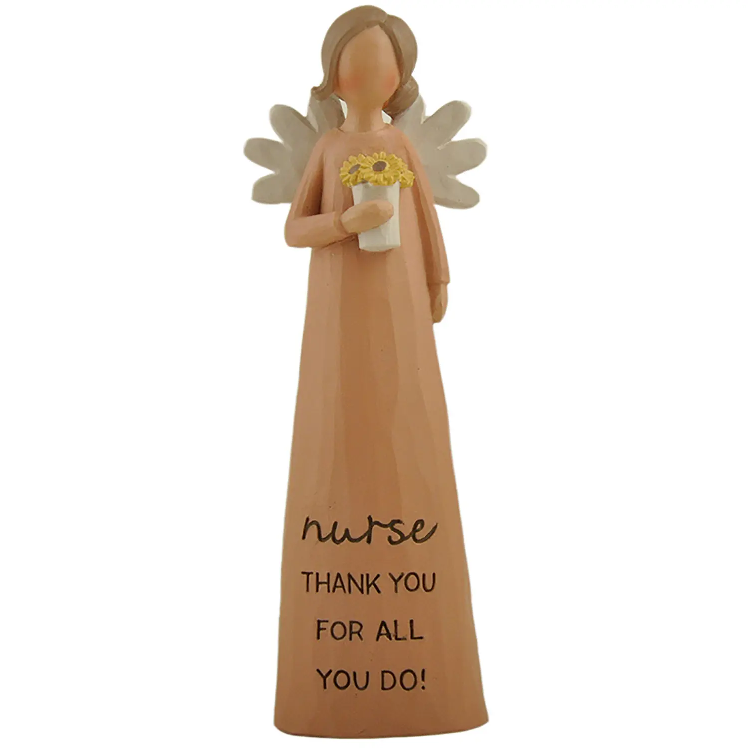 Printemps Nouveaux Articles Résine Ange Artisanat Bright Blessings Angel Figurine-Infirmière pour la décoration intérieure