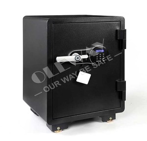 Caja fuerte para el hogar Con bolsa impermeable ignífuga Caja fuerte de seguridad Para objetos de valor en efectivo Teclado electrónico numérico Sistema de alarma dual - Product Image 5