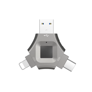 2025 caliente USB3.0 interfaz tipo C PC teléfono cifrado de disco de doble propósito desbloqueo de huellas dactilares Flash Drive 4G 128G 256G 512G PenDrive - Product Image 2