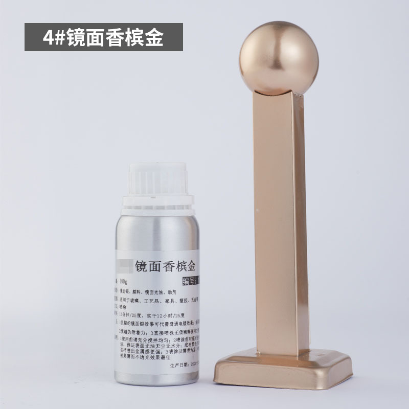 04 Miroir Champagne Or
