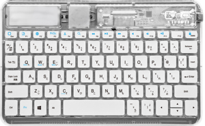 New Design Transparent <strong>Bluetooth</strong> <strong>Keyboard</strong> Mini Portable <strong>Bluetooth</strong> <strong>Keyboard</strong> Multi-system <strong>Bluetooth</strong> USB <strong>Keyboard</strong> - Product Image 4