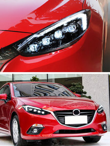 Suitable for 14-19 Mazda <strong>3</strong> Axela Headlights Modification <strong>LED</strong> Daytime Running Light with Crystal Lens and Flowing Turn Signa - Product Image 6