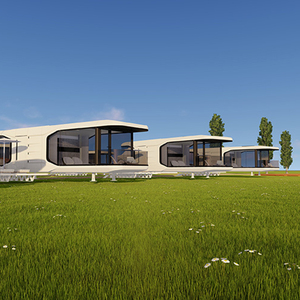 Sang Trọng Hiện Đại Không Gian Viên Nang Prefab Modular Tiny Nhà Trung Quốc Phong Cách Thiết Kế Nhà Di Động Cho Khách Sạn Biệt Thự Và Cửa Hàng Sử Dụng - Product Image 2