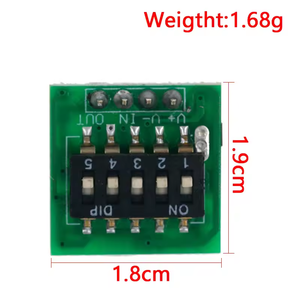 DC3.3-18V Timer Switch Controller Board 10S-24H Einstellbares Dial Delay Relay Modul für Verzögerung schalter/Timer/Timing Lampe - Product Image 3