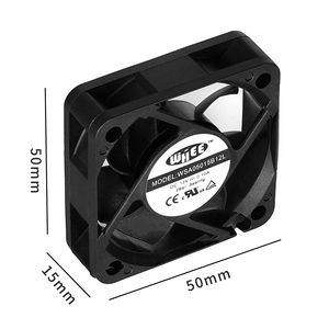 5015 milímetros impermeável PWM DC 5V 12V 24V temperatura controlada ar ventilador industrial