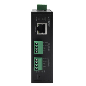 UOTEK 10/100M a 2 porte RS485/422 dispositivo seriale Server trasmissione dati bidirezionale protocollo TCP/IP dispositivo seriale UT-6312MT - Product Image 1