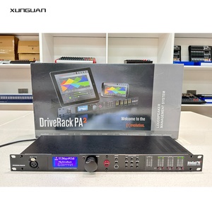 PA2 DriveRack 2 Entrada 6 Salida Sistema de gestión de altavoces Ecualizador de audio profesional para equipos de sonido de escenario