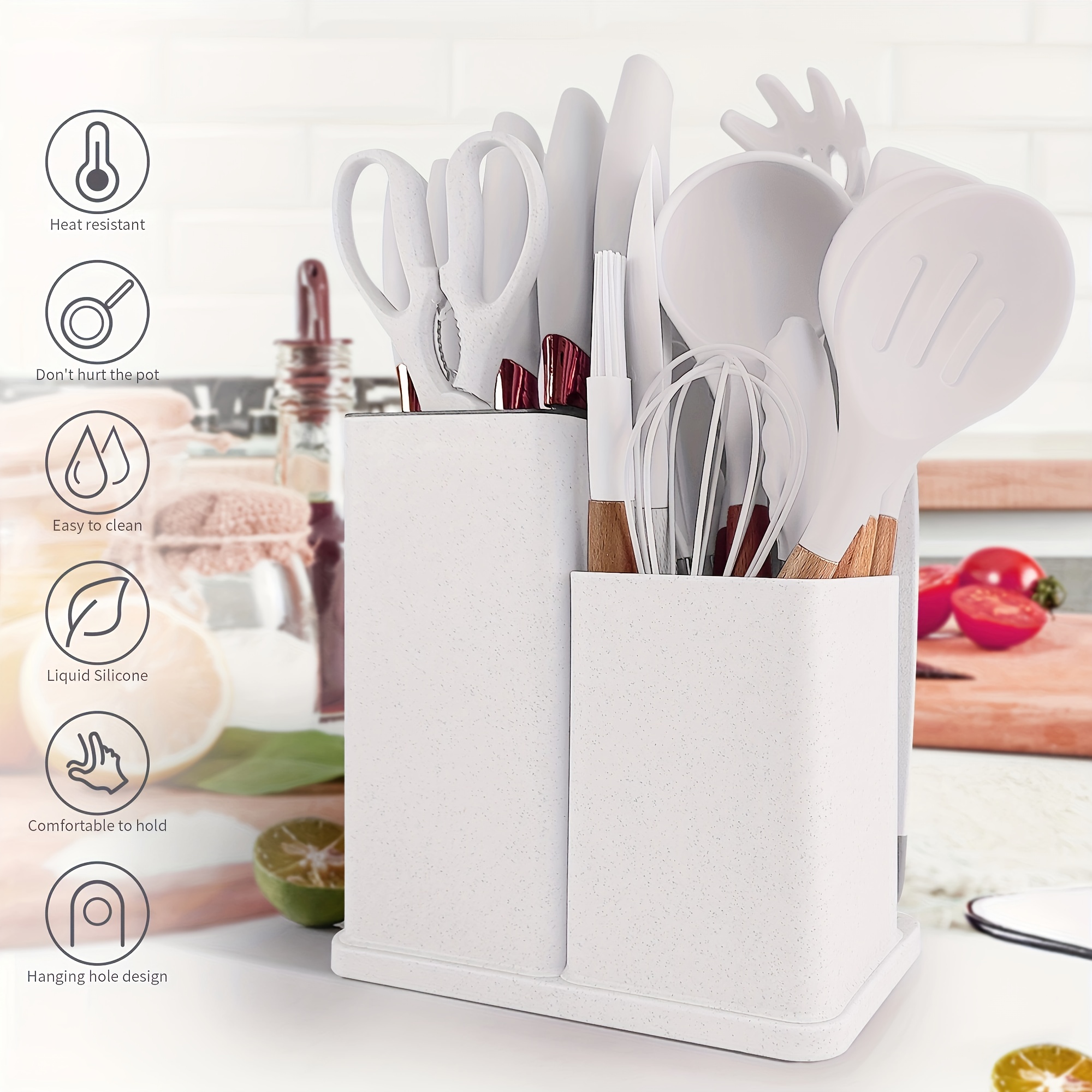 Juego blanco de 19 piezas 1950g