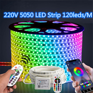 Светодиодная лента Tuya 220 В, контроллер Wi-Fi, rgb светодиодный контроллер, инфракрасный пульт дистанционного управления по заводской цене - Product Image 4