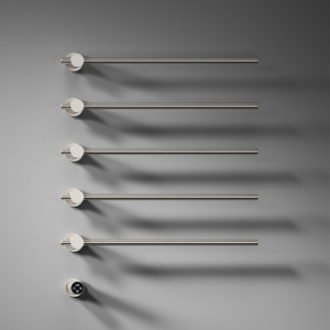 Thép không gỉ lõm điện khăn ấm nóng với IPX4 không thấm nước và 4 thanh cho khách sạn biệt thự căn hộ phòng tắm - Product Image 2