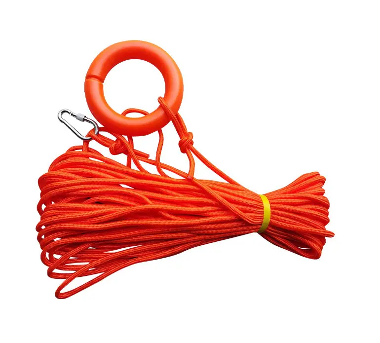 Cuerda de rescate de agua de fibra de polipropileno, cuerda de seguridad para rescate de agua, 10mm, 16 mm