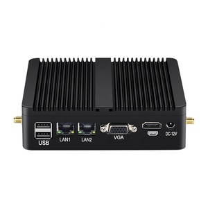 HLY Lüfter loser Mini-Computer J4125 6USB 2 RJ45 2 RS232 DDR3L MSATA Win10 Barebone Home Office Mini-PC verwenden - Product Image 2