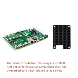ホットラズベリーPI CM4ベースプレートケースコンピュータモジュール4 IOボードアクリル放熱ケース - Product Image 2