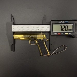1:3 Mini <strong>1911</strong> Alloy Gun Toy Model Keychain Gift, Handmade Non-Firing Simulation Collectible with Movable <strong>Parts</strong> - Product Image 5