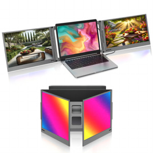 Mejore su productividad con una configuración de monitor portátil que admite la funcionalidad de doble pantalla - Product Image 1