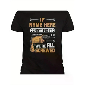DBF büyükbaba tamir edemez hepimiz vidalı T-Shirt moda sıkıştırılmış tasarım hediye baba baba baba günü doğum günü için - Product Image 1