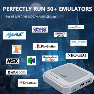 DATA FROGスーパーコンソールXビデオレトロゲームコンソール110000ゲーム50エミュレータEUプラグARCADE/MAME/DCコントローラを含む