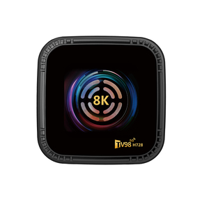 TV98 H728高性能安卓14.0电视盒8k视频解码4gb + 32gb BT5.0语音遥控器 - Product Image 1