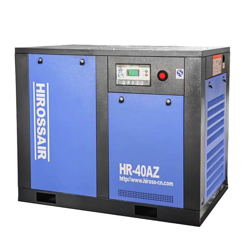 Compresores de aire sin aceite portátiles de tornillo estándar de gran capacidad Hiross11Kw