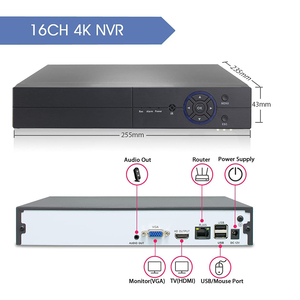 Motion Detection 8MP NVR H.265 Video Compression 9CH/16CH/32CH Remote Mobile Monitoring - Product Image 2